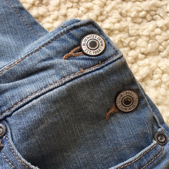 EUC Distressed denim shorts overalls shortalls - Picture 4 of 8